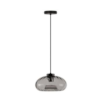 Osram - Kábeles csillár DECOR SMOKE 1xE27/12W/230V átm. 28 cm fekete/füstszürke 4058075850002