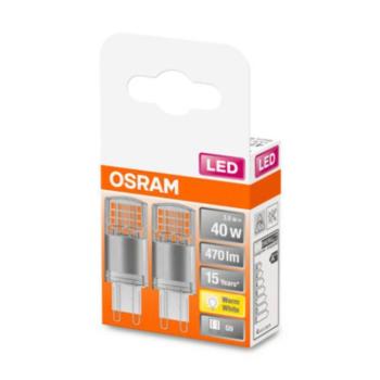 OSRAM kapszula LED izzó G9 4,2W 2700K átlátszó 2db kép