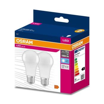 KÉSZLET 2x LED Izzó A60 E27/10W/230V 4000K - Osram 4058075479050 kép