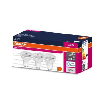 KÉSZLET 3x LED Izzó PAR16 GU10/4,5W/230V 6500K 120° - Osram 4058075497597 kép