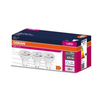 KÉSZLET 3x LED Izzó PAR16 GU10/6,9W/230V 6500K - Osram 4058075497856 kép