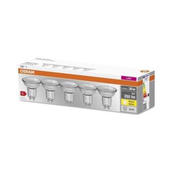 KÉSZLET 5x LED Izzó PAR16 GU10/4,3W/230V 2700K 120° - Osram 4058075466579 kép