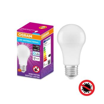 LED Antibakteriális izzó A100 E27/13W/230V 6500K - Osram 4058075560819 kép