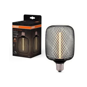 LED Dimmelhető izzó DECOR FILAMENT E27/3,5W/230V 1800K fekete - Osram 4058075840263 kép