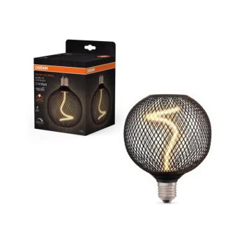 LED Dimmelhető izzó DECOR FILAMENT G125 E27/3,5W/230V 1800K fekete - Osram 4058075840249 kép