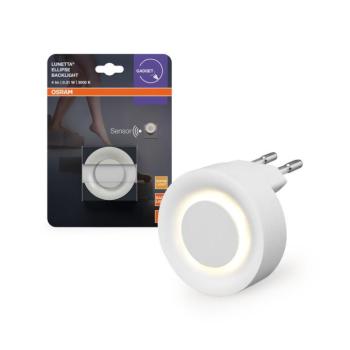 Osram-LED Éjszakai lámpa mozgás- és alkonyérzékelővel LUNETTA LED/0,31W/230V fehér 4099854444333 kép