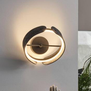 OSRAM LED fali lámpa Decor Curve Felt, szürke, filc, 3000 K kép