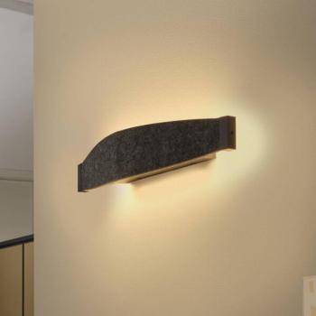 OSRAM LED fali lámpa Decor Flat Felt, szürke, filc, 3000 K kép
