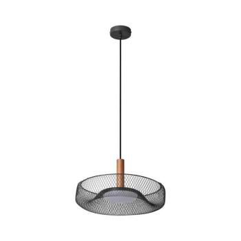 Osram - LED függeszték kábelen DECOR MESH LED/18,5W/230V átmérő 40 cm fekete/kaucsukfa 4058075847422 kép