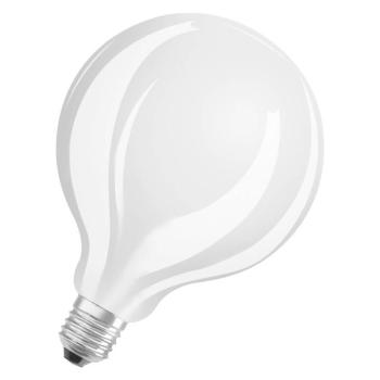 OSRAM LED gömblámpa E27 G125 17W 2700K opál kép
