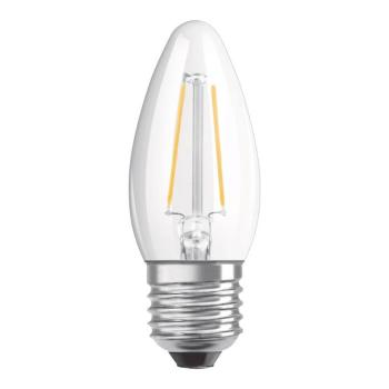 OSRAM LED gyertya lámpa E27 4W meleg fehér dimm kép