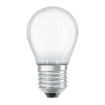 OSRAM LED izzó csepp matt E27 2,2W 2700K 470lm kép