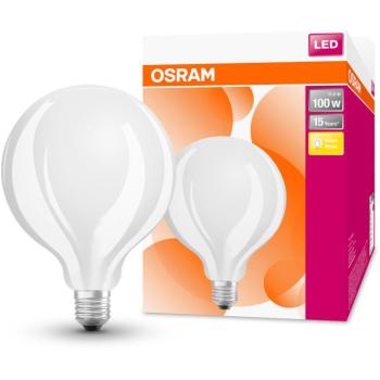 OSRAM LED izzó, gömb, nagy méretű, E27, 11 W, STAR, meleg fehér kép