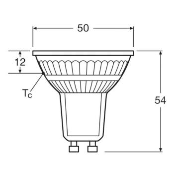 OSRAM LED izzó Reflektor Star GU10 2,4 W 4000 K 35°