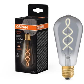 OSRAM LED izzó, spirál, E27, 4 W, VINTAGE 1906, meleg fehér kép