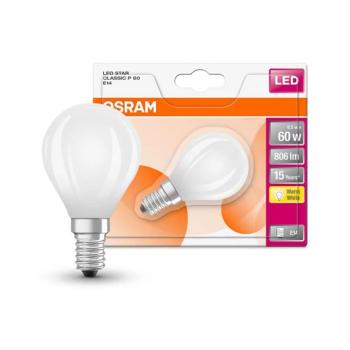 LED Izzó STAR E14/6,5W/230V 2700K - Osram 4058075108264 kép