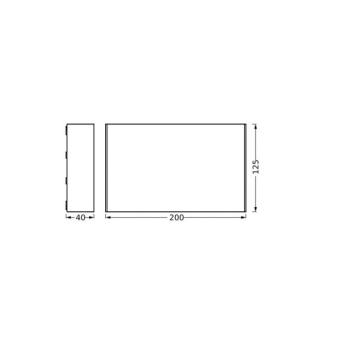 OSRAM LED kültéri falilámpa ENDURA STYLE ILJA, sötét szürke, IP65 kép