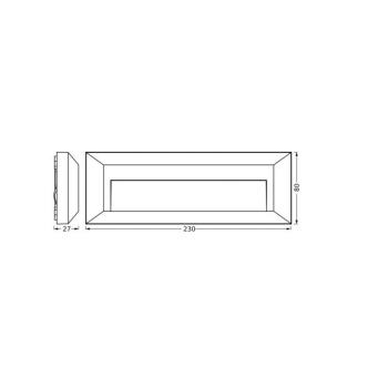 OSRAM LED kültéri falilámpa ENDURA STYLE IVAN, sötét szürke, IP65 kép