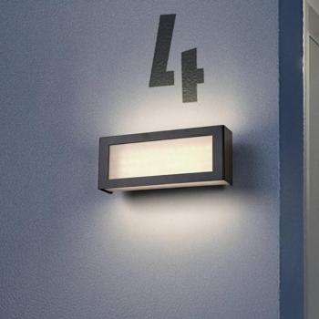 OSRAM LED kültéri falilámpa ENDURA STYLE NOVA, sötét szürke, IP54 kép