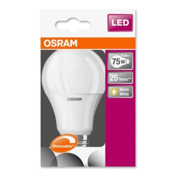 OSRAM LED lámpa E27 10,5W 827 Superstar, dimm. kép