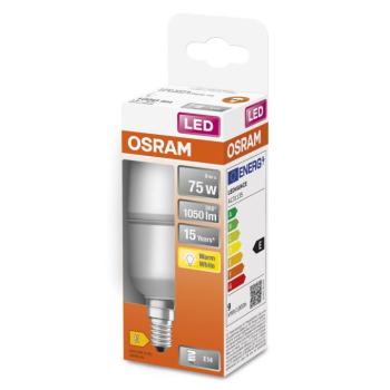 OSRAM LED lámpa Star Stick E14 9.5W meleg fehér kép