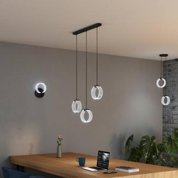 OSRAM LED lógó lámpa Decor Circle, 3 izzós, CCT, fekete kép
