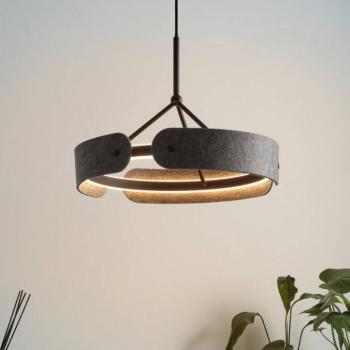 OSRAM LED lógó lámpa Decor Curve Felt, szürke, filc, 3000 K kép
