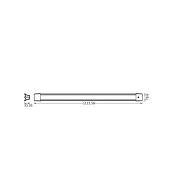 OSRAM LED lógó lámpa OFFICE LINE, hossza 112 cm, fehér kapcsolóval kép