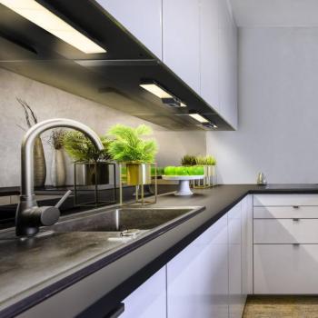 OSRAM LED pult alatti világítás, fekete foglalat, kiterjesztés 3000 K kép