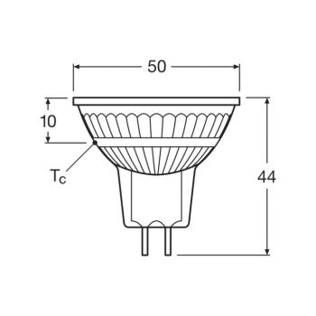 OSRAM LED reflektor GU5.3 3 darabos szett, 6,5 W, 12 V, 2700 K, 36° kép