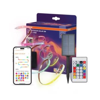 Osram - LED RGB dimmelhető napelemes szalag FLEX MAGIC 3m LED/1,2W/3,7V 2000 mAh IP44 +távirányító 4099854448959 kép