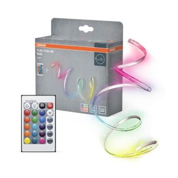 Osram - LED RGB dimmelhető szalag FLEX COB 5m LED/24W/230V + távirányító 4099854930508 kép