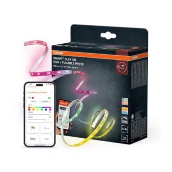 Osram -LED RGB+TW Dimmelhető kültéri LED szalag SMART+ FLEX 3m LED/12,5W/230V Wi-Fi 4099854483141 kép
