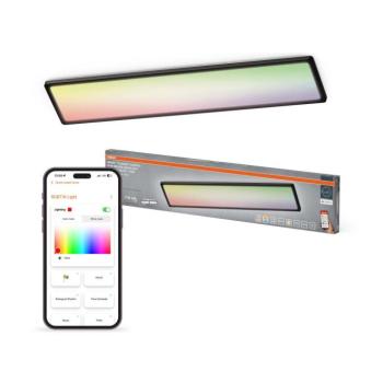 Osram -LED RGBW dimmelhető fürdőszobai mennyezeti lámpatest SMART+ PLANON LED/40W/230V Wi-Fi IP54 fekete 4058075862968 kép