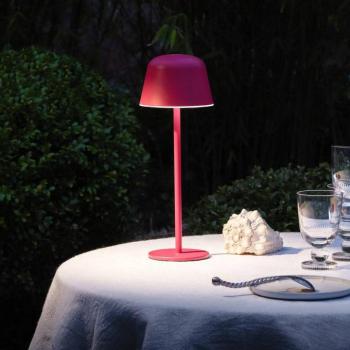 OSRAM LED tölthető asztali világítás ENDURA STYLE magenta 30 cm IP44 CCT kép