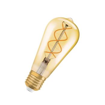 OSRAM LED Vintage 1906 Edison, arany, E27, 4 W, 2000 K, dim. kép
