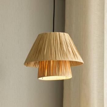OSRAM lógó lámpa Decor Bamboo Paper Hut Ø 28 cm, bambusz, E27 kép