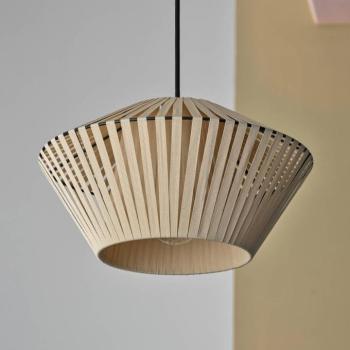 OSRAM lógó lámpa Decor csík Ø 30,5 cm, bézs, textil, E27 kép