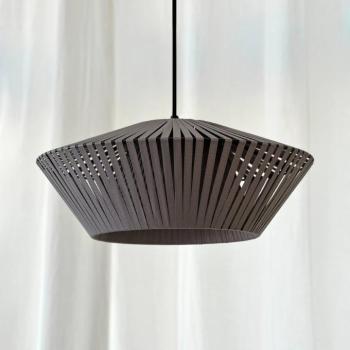 OSRAM lógó lámpa Decor csík Ø 40,5 cm, szürke, textil, E27 kép
