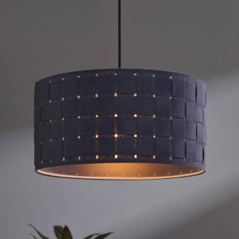 OSRAM lógó lámpa Decor Felt Weaving, Ø 38 cm, szürke, filc E27 kép