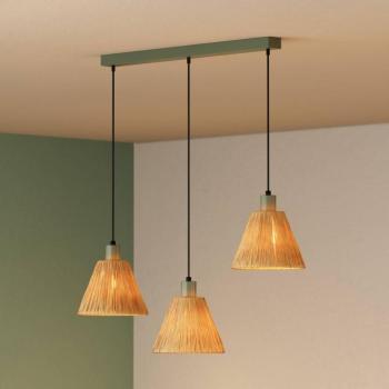 OSRAM lógó világítás Decor Raffia, 3 izzós, természetes színű rafia