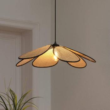 OSRAM lógó világítás Decor Rattan Daisy, Ø 69 cm, bézs, E27 kép