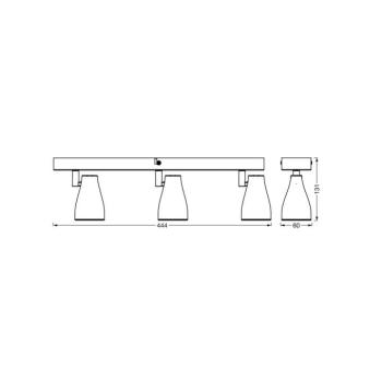 OSRAM mennyezeti spotlámpa PEAR, fehér, 3 izzós, GU10-LED 2700 K