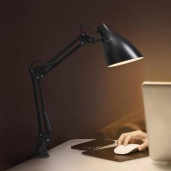 OSRAM Office Line Desk Pear Clip csíptetős világítás, fekete, E27 kép