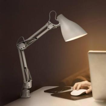 OSRAM Office Line Desk Pear csíptetős világítás, fehér, E27 kép