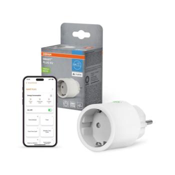 Osram - Okos konnektor SMART+ MATTER SCHUKO 2300W/230V/10A Wi-Fi fehér 4099854419201 kép