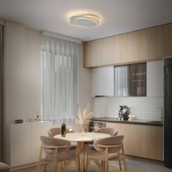 OSRAM ORBIS LAYERS LED mennyezeti lámpa, fehér, 49 x 36 cm, CCT