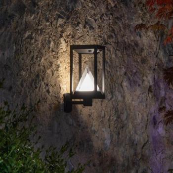 OSRAM SMART+ LED-es napelemes kültéri fali világítás ALPS, fekete érzékelővel kép