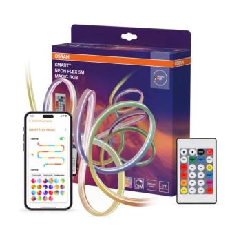 Osram - SMART+ MAGIC RGB LED, dimmelhető kültéri LED szalag 5 m, 24W/230V, Wi-Fi + távirányító 4099854475375 kép