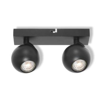 Osram - SPOT SPHERAL irányítható lámpatest 2xGU10/6W/230V fekete 4099854588426 kép